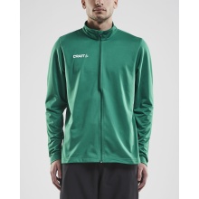 Craft Sport Training Jacket Squad - without side pockets, comfortable and functional - green Men